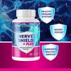 Nerve Shield + PLUS- Brain Support- 5 Bottles- 300 Capsules