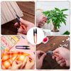 GOLD DEER 12pcs Thread Cutting Scissors 10.5cm Thread Cutting Scissors Bud Leaf Trimmer Thread Cutting Shape Scissors Sewing Scissors Yarn Thread Craft Scissors Small Cut Trimming Nipper Sharpening
