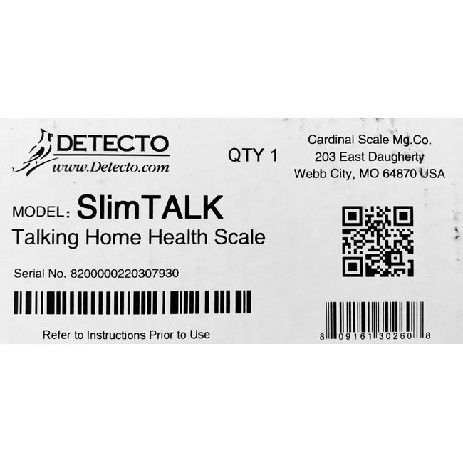 DETECTO's New SlimTALK Talking Scales  Weighing Review - the main source  for Weighing Industry News