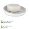 Wenko Soap Dish, Ceramic, White, 11, 5 x 3 x 11, 5 cm
