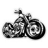 Motorcycle - 12" Vinyl Sticker Waterproof Decal