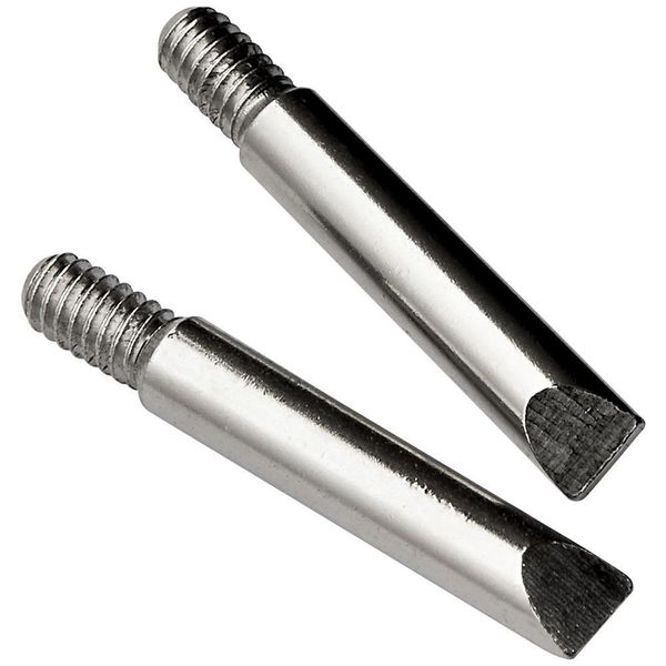 Wall Lenk L25CT Chisel Tips for 25W L25 Soldering Iron (Pack of 2), 5/32"