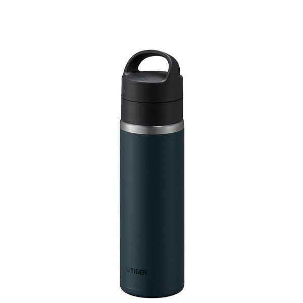 Tiger MKB-T048AL Vacuum Insulated Water Bottle, Dishwasher Safe, Hot/Cold Retention, 16.2 oz (480 ml), Stainless Steel, Suitable for Beer, Carbonated Drinks, w/ Handle Holder, Compact, Navy