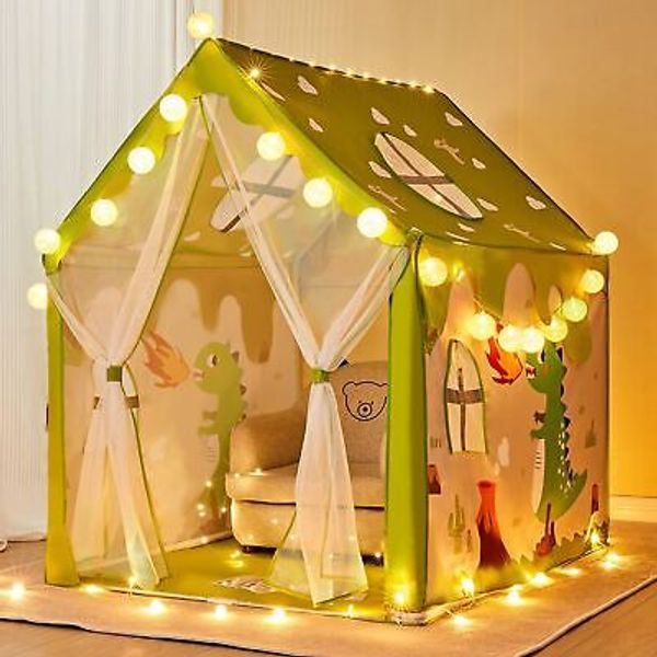 TTLOJ Gift for Christmas Dinosaur Style Kids Play Tents with Star Lights for ...