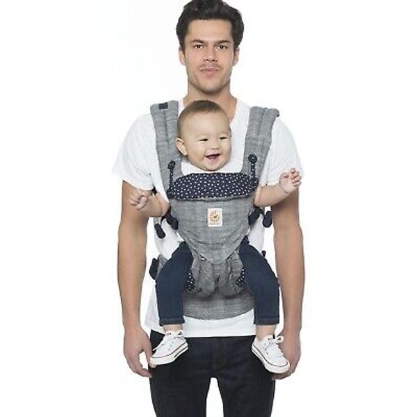 Ergobaby Carrier, Omni 360 All Carry Positions Baby Carrier,  Star Dust 7-45lbs