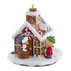 Peanuts Kurt Adler Battery-Operated LED Gingerbread House Table Piece