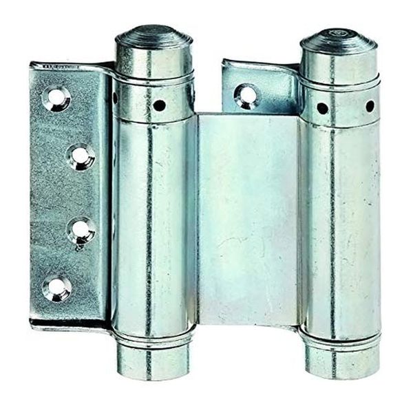 Gah-Alberts 411664 Double-Action Door Hinge Galvanised Raw Steel Height 75 mm 1 Item per Pack