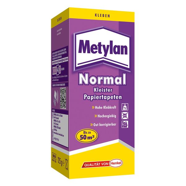 Metylan Normal Tapetenkleister, 1 Päckchen mit 125 g, MK40