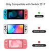 GeekShare Protective Case for Switch, Soft TPU Slim Case Cover Compatible with Nintendo Switch Console and Joy Con (Grape Bunny)