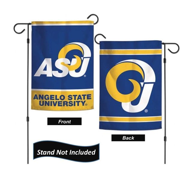 Angelo State 12.5” x 18" Double Sided Yard and Garden College Banner Flag Is Printed in the USA,