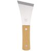 Stainless Steel Wood Pattern Triangle Shaped Leather Placket dkw03