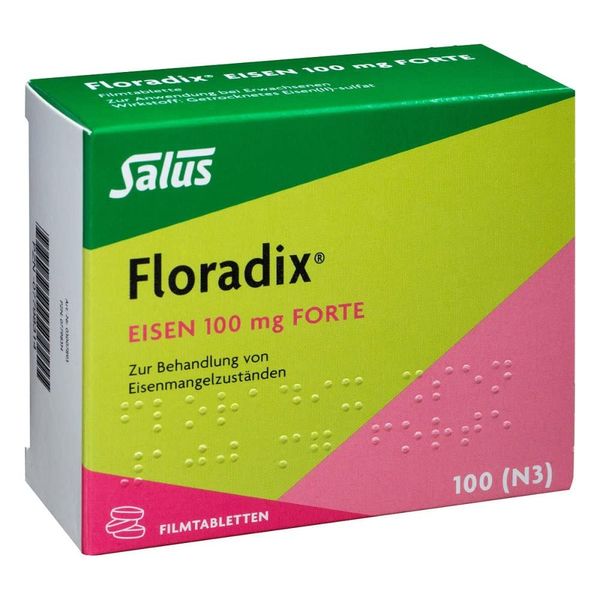 Floradix Iron 100 mg Forte Film-Coated Tablets