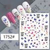 LANODO 6 Pcs Nail Stickers, Beautiful, 3D, Spring and Summer, Flower Plants, Multiple Styles, DIY Nail Sticker Set