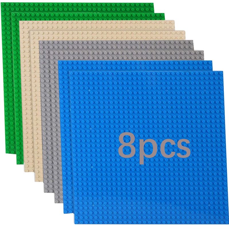 8 Plate Set Building Plate Compatible with Most Brands, Classic ...