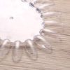 ULTECHNOVO Transparent Nail Tips Nail Art Practice Wheel Polish Color Display Chart Fake Finger Clipper Sticks Board for DIY Manicure Nail Salon, 10Pcs