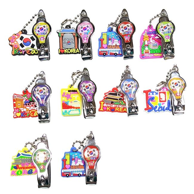 Korean tourist attractions nail clippers (10 set)