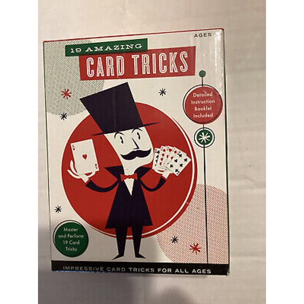 19 Amazing Card Tricks, Magic Tricks, 4+yrs TRICK CARDs