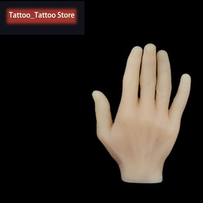 Tattoo Skin Practice Silicone Fake Tattoo Hand Practice Skin Dummy Soft  Practice Hand Tattoo for Tattoo Artists and Beginners
