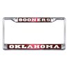 OU OKLAHOMA SOONERS Chrome License Plate Tag Frame