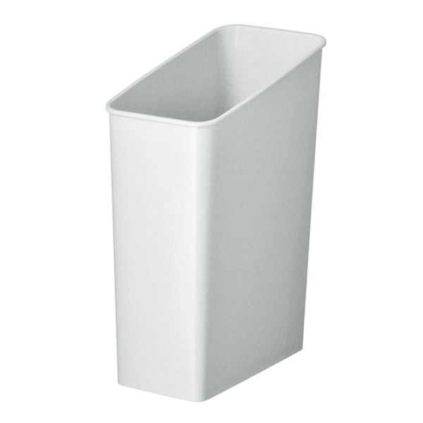 Shinki Gosei O-35 Dragonfly Toss Trash Can 2.8 gal (7.8 L), Gray, Simple Design, Width 5.5 x Depth 9.8 x Height 14.8 inches (14 x 25 x 35.5 cm), Made in Japan