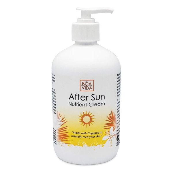 BoaVida After Sun Lotion Nutrient Cream and Tan Enhancer, To Help Moisturize and Soothe, Dry, Sun Burned, Itchy, Peeling, and Red Skin, Use To Cool Down Skin, 16 Ounce by Central Solutions Inc.