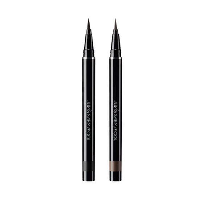 Jungsaemmool Artist Cole Pen Liner Black/Brown Brush Pen Eyeliner Deep color expression Clear eyes, Cole Brown