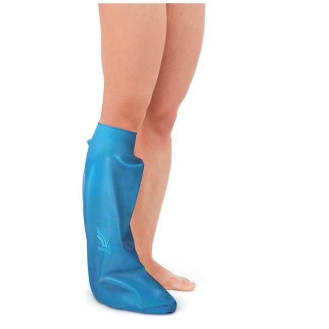 BLOCCS Waterproof Cast Cover for Showering Leg - #ASL74 - Adult Short Leg