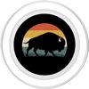 Bison American Buffalo Sunset PopSockets PopGrip für MagSafe