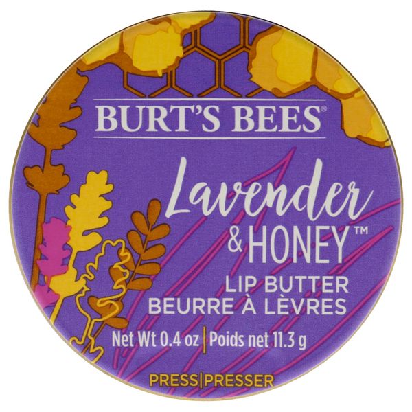 Burts Bees Lavander and Honey Lip Butter for Unisex 0.4 oz Lip Balm