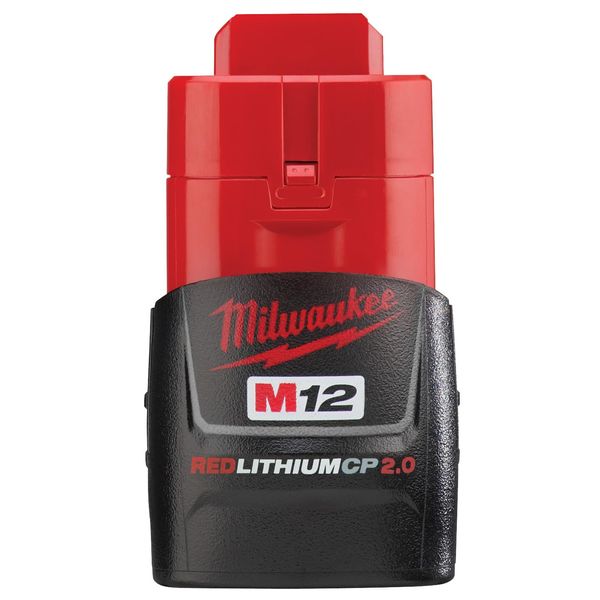 Milwaukee 48-11-2420 M12 REDLITHIUM 2.0 Compact Battery Pack (1-Pack)