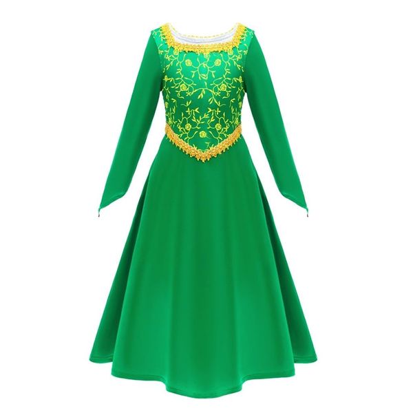 Dressy Daisy Little Girls Princess Ogre Halloween Costume Birthday Party Dress Up Green Gown Size 5-6