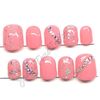 BLUSH  - SHORT SQUARE GEL PRESS ON NAILS GLUE ON NAILS