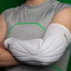 Unequal Battle Ready Full Arm Padded Compression Sleeve (Small/Medium, Black - Right Arm)