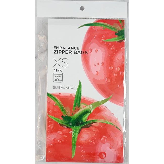 Will Max EMBALANCE Zipper Bag, XS 11 Pieces, T12177, Clear