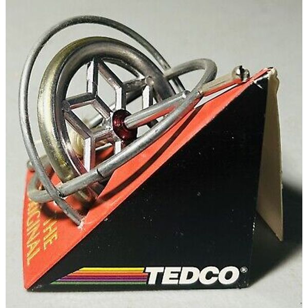 Vintage TEDCO The Original Gyroscope Spinning Top Scientific Toys Physics