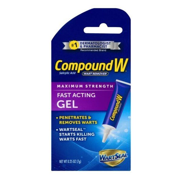 Compound W Wart Remover Maximum Strength Fast Acting Gel 0.25 Oz