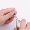 Cuticle Nipper, Cuticle Clipper, Shredded Nipper, Nail Clipper, Cuticle Care, Cuticle Treatment, Cuticle Nipper, Compatible with Fish Eyes, Beauty Tool (Silver)