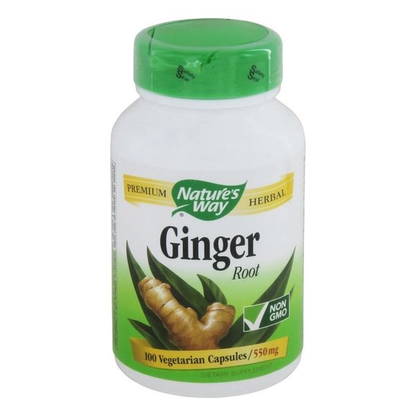 Natures Way Ginger Root,Vegetarian Capsules