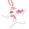 Personalised Any Name Star Christmas Bauble Tree Decoration Gift Present 137