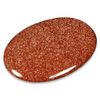 CrystalAge Red Goldstone Palm Stone ~70x50mm