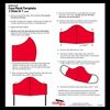 Creative Grids Face Mask Template 3 Sizes in 1 - CGRFACE