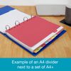 Elba A4 Extra Wide 10 Part Dividers, Pressboard, Assorted, 1 Set
