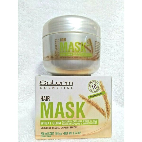 Salerm Cosmetics Wheat Germ Capillary Hair Mask 200ml/6.74 oz.