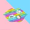 The Crème Shop x Hello Kitty Hydrogel Lip Patch | Strawberry Flavored, Collagen and 24k Gold, Remove Dead Skin, Moisturize lips, Pale Lip Treatment, Anti Aging - 3 Pack