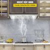 30 inch Built-in Kitchen Range Hood 3 Levels Wind-force 800 CFM Ducted/Ductless