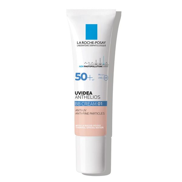 La Roche-Posay Sunscreen BB Cream for Sensitive Skin, UVIdea XL, Protection BB SPF50/PA++++, 1.0 fl oz (30 ml)