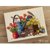 Merejka Counted Cross Stitch Kit Spring Garden