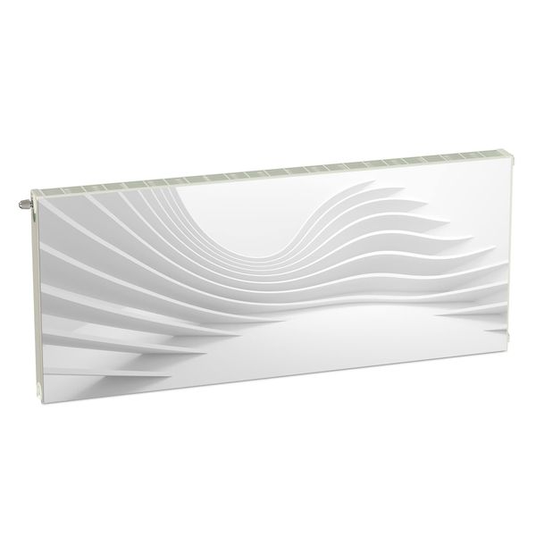 Magnet Heizkörperverkleidung Heizkörperabdeckung Grau Abstrakt 140x60 cm Heizung Abdeckung Verkleidung Magnetische Abdeckmatte Kühlschrank aus Einem Flexiblen Magneten Digitaler Aufdruck