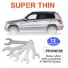 Ultra Thin Hex Spanner Set of 12 Short Type Single Open End Mini Wrench Set 2mm Thickness Single Open End Spanner