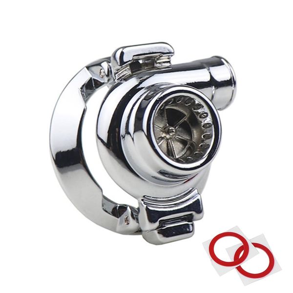 Push Start Button Cover, Turbo Shape Engine Start Stop Button Cover Adhesive Cool Car Interior Decorations for Car Motorcycle